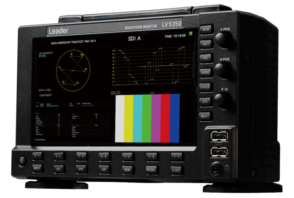 Production services company Phoebe Fraser invests in Leader waveform monitor