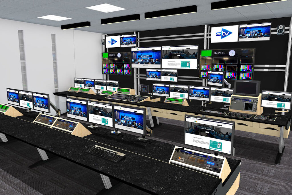 STV selects Custom Consoles’ Module-R desks and MediaWall for Studio 1 upgrade