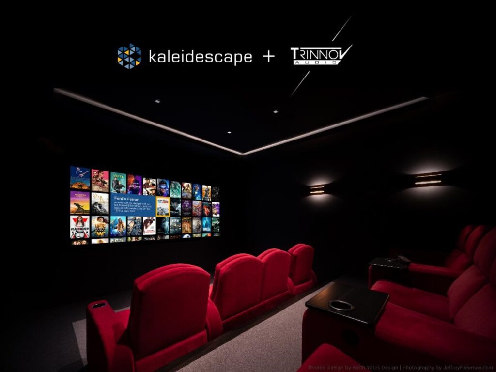 Trinnov Audio and Kaleidescape join forces to enhance private cinema experience