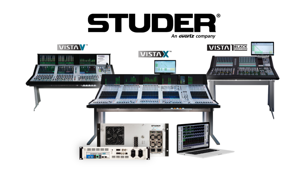 Evertz continues its commitment to the iconic Studer Audio brand