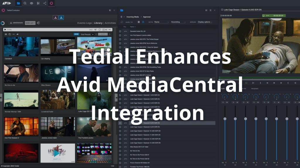 Tedial reveals new plugin for MediaCentral | Cloud UX™