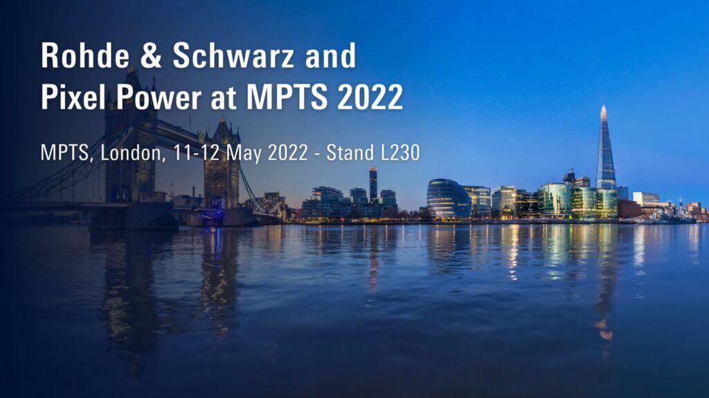 Rohde & Schwarz and Pixel Power to showcase simplified workflows for broadcasters at MPTS 2022